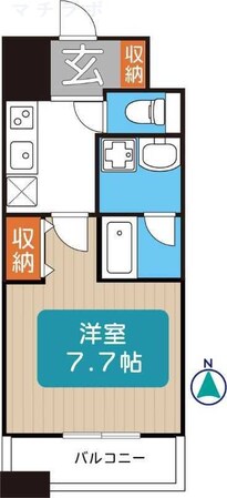 久屋大通駅 徒歩4分 7階の物件間取画像